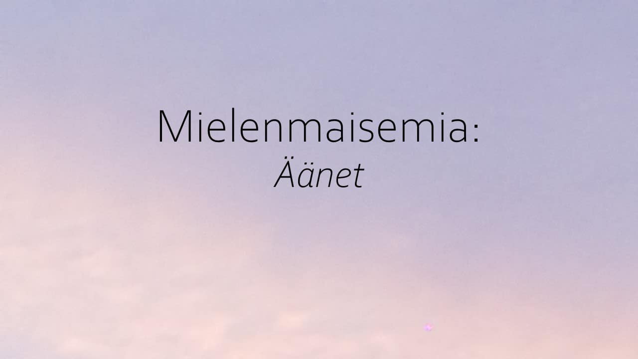 Äänet