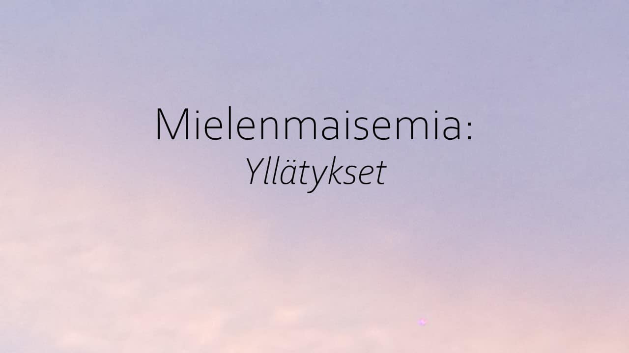 Yllätykset